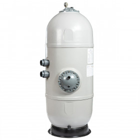 Фильтр AquaViva HS640 (15 м³/час, 640 мм, 535 кг, 2,5 бар, 1.2 м засыпка) бок, 2