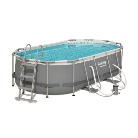 Каркасный бассейн Bestway 56620 (427х250х100 см) с картриджным фильтром и лестницей