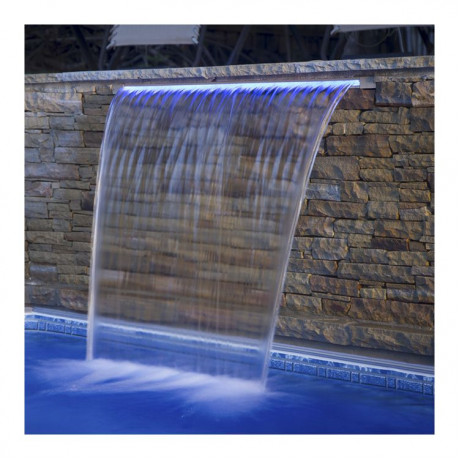 Стеновой водопад Aquaviva PB 300-25(L) с LED подсветкой (306х138х76 мм)